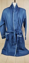 Vintage Jordan Marsh Mens Robe Size Medium Blue Diplomat Lightweight Very Good - £22.00 GBP