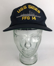 Cap-10 Crew USS SIDES FFG 14 USN Navy Adjustable Made in USA Baseball Ha... - $19.99