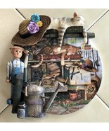 &quot;Potting Shed Pals&quot; by Charles Wysocki, Purrfect Companions Cat Wall Dec... - $268.79 MXN
