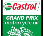 Castrol Grand Prix Motorcycle Oil Laser Cut Can Metal Sign - £38.88 GBP