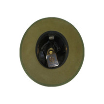 Men Bruno Capelo Dress Hat Australian Wool Pinch Front Fedora WE976 Olive Green image 5