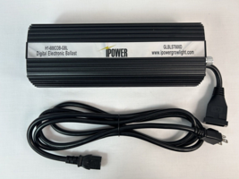 NEW iPower GLBLST600D Horticulture 600 Watt Digital Dimmable Electronic Ballast - £43.52 GBP