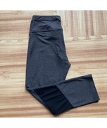 Calvin Klein Performance Quick Dry Cropped Leggings Sz S Yoga Walking Gr... - $14.84