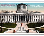 State Capitol and Mckinley Monument Columbus Ohio OH UNP WB Postcard V21 - $2.92