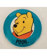WALT DISNEY DISNEYLAND WINNIE THE POOH BADGE PIN BACK BUTTON VINTAGE 3.5” - $13.63 CAD