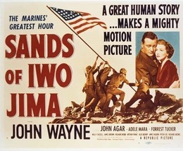 Sands of Iwo Jima John Wayne 11x14 inch movie poster - £15.79 GBP