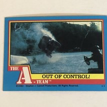 The A-Team Trading Card 1983 #52 Out Of Control - £1.54 GBP