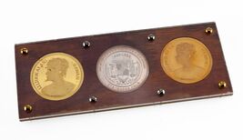 1984 Hawaii Queen Liliuokalani Statehood Dala Gold, Silver, Bronze Coin Set - $16,673.18