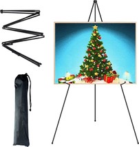 Easel Stand for Display, Easel Stand for Wedding Sign, 63&quot; Folding Poste... - £9.32 GBP