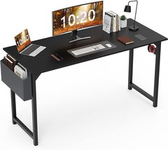 Sweetcrispy Computer Desk Home Office Desk 55-Inch Writing Desks Large, Bedroom. - £93.48 GBP