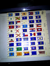 US Stamps/Postage/Sheets Sc #1682a Amer Bicentennial Flags F-VF OG FV $6.50 - £5.84 GBP