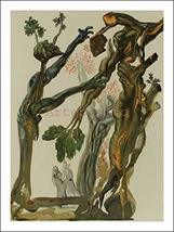 Artebonito - Salvador Dali, Hell 13, Woodcut, Divine Comedy - £180.92 GBP