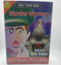 Dead on Time ~ Host Your Own Murder Mystery Party Pack - Game, Invitatio... - $9.89