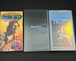 URIAH HEEP VHS Lot of 3 - LIVE IN LONDON, Raging Through The Silence, Ea... - $39.58