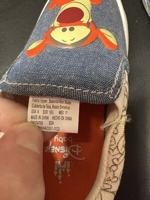 Disney Winnie the Pooh Classic Baby Shoes- Size 4 - GUC Item image 5