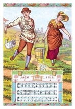 Jack and Jill by Walter Crane - Art Print - £17.25 GBP+