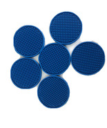 Set Of 6 Mats Silicone Drink Coasters Set Non-Slip Round Soft Durable Ea... - $10.30