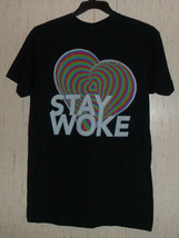 NWT DRAG QUEEN MERCH &quot;STAY WOKE&quot; BLACK T-shirt   SIZE M - $23.33