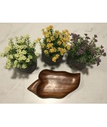 Monkey Pod Wood Free Form Bowl House Of Kalai Hawaii Mid Century Modern ... - $721.03 MXN