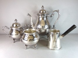 Antique Shridan Silver Plated Tea/Coffee Set E571 - £93.41 GBP
