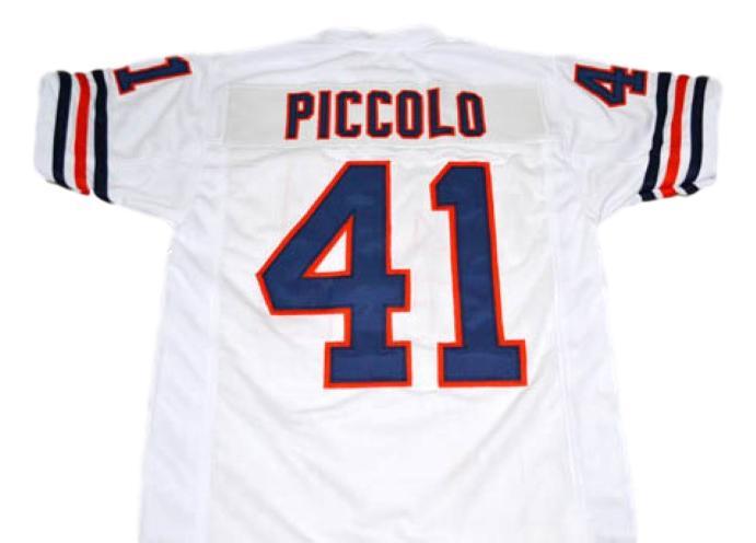 brian piccolo #41 brian's song movie men football jersey white any size