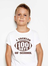 I Tackled 100 Days of School, Football 100 Day of School Shirt, Tackled ... - £14.73 GBP