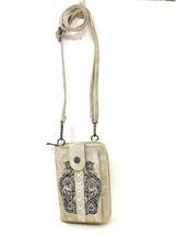 Western Style Small Concho Buckle Embroidery Crossbody Cell Phone Purses Handbag - £21.89 GBP