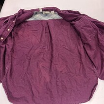 Eddie Bauer Men's Red Heavyweight Cotton Long Sleeve Shirt Size Large image 11