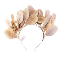 Forest Leaf Crown Headband Accessories Bohemian Party Goddess Headpiece Flower - £11.95 GBP