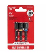Milwaukee Tool 49-66-4561 Shockwave 1-7/8&quot; Magnetic Nutdriver Set (3 Pc) - £21.96 GBP