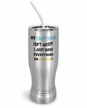 PixiDoodle Crafty Funny Hobby Insulated Coffee Mug Tumbler with Spill-Resistant  - £27.21 GBP+