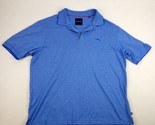 Tommy Bahama Polo Shirt Men’s Size XL Blue Short Sleeve Textured - $28.70