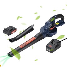 Dextra Leaf Blower, 20V Cordless Leaf Blower, 2.0 Ah Battery,, 135Mph Ou... - $52.94