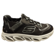 Skechers Slip-Ins Athletic Sneakers Boys 4 Black Gray Flex Glide Slip On... - $32.59