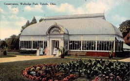 TOLEDO OHIO WALBRIDGE PARK CONSERVATORY~WRIGHT PUBLISHED POSTCARD 1910s - £6.87 GBP