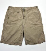 G H Bass Heritage Womens Shorts Light Brown Khaki Casual Size 10 - £12.40 GBP