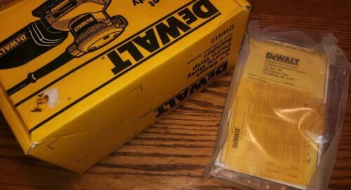 Vintage DW412 Dewalt 1/4 Sheet Palm Grip Sander Manual &amp; Box Only - $12.99