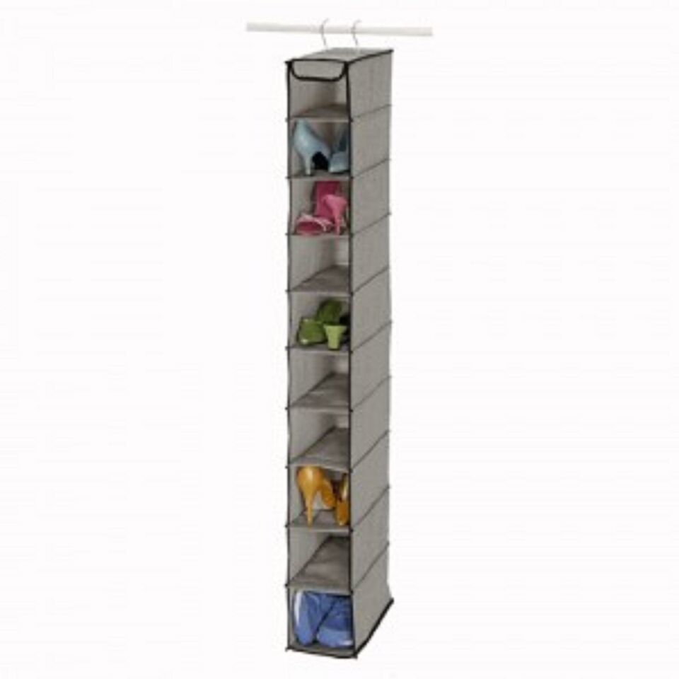 Linen Hanging Shoe Organizer - $18.29