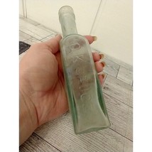 Antique Clear / Aqua Mason&#39;s Ok Sauce Bottle - Small Approx 6.75&quot; - $19.79