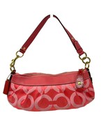 Coach purse Madison Op Art Signature Pink Coral bag 12950  - £49.14 GBP