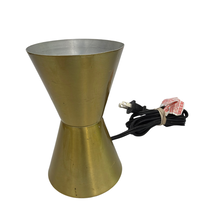 3.5 in Diameter Gold Tone Lava/Glitter Lamp Base 120V 25W Tested - $23.01