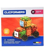 Clicformers 801011 Basic Click Building Set 28 Multi Colored Pieces Ages... - $16.99