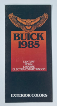 1985 Buick Century, Regal Dealer Showroom Sales Brochure Guide Catalog - £7.53 GBP