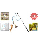 Multifunctional Interactive Dog Flirt Pole - Ideal for Outdoor Play &amp; Tr... - $41.57