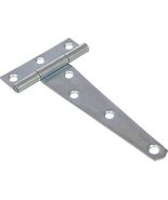 Hillman Hardware Essentials 851669 Light T-Hinges Zinc-Plated 5-Inch 2 Pack - $43.77