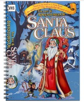 Life &amp; Adventures of Santa Claus Vintage VHS Cover Spiral Notebook- 80 P... - £11.98 GBP