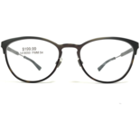 Gucci Eyeglasses Frames GG0134O 012 Gray Round Full Rim 54-19-140 - £112.48 GBP