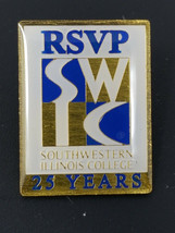 Lapel Pin SWIC Southwestern Illinois College 25 Years Anniversary Vintage - $11.35