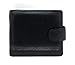 Texas West Genuine Plain Leather Men's RFID Short Bifold Buckle Wallet in 2 colo Item image 3