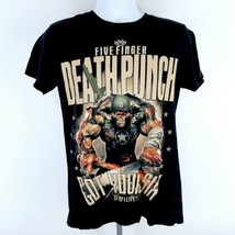 Five Finger Death Punch Men&#39;s T-shirt Size Small Black TP22 - £6.60 GBP